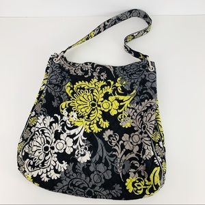Vera Bradley Baroque Shoulder Tote Bag Black White